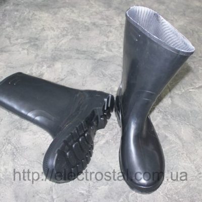 Сапоги резиновые рабочие цельнолитые